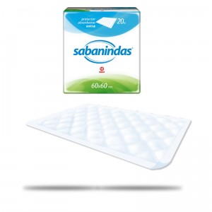 Sabanindas Extra posteljne podloge 60 x 60 cm