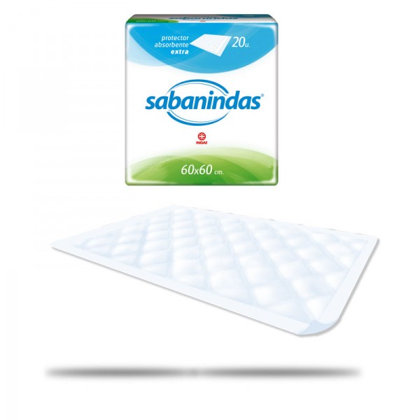 Sabanindas Extra posteljne podloge 60 x 60 cm
